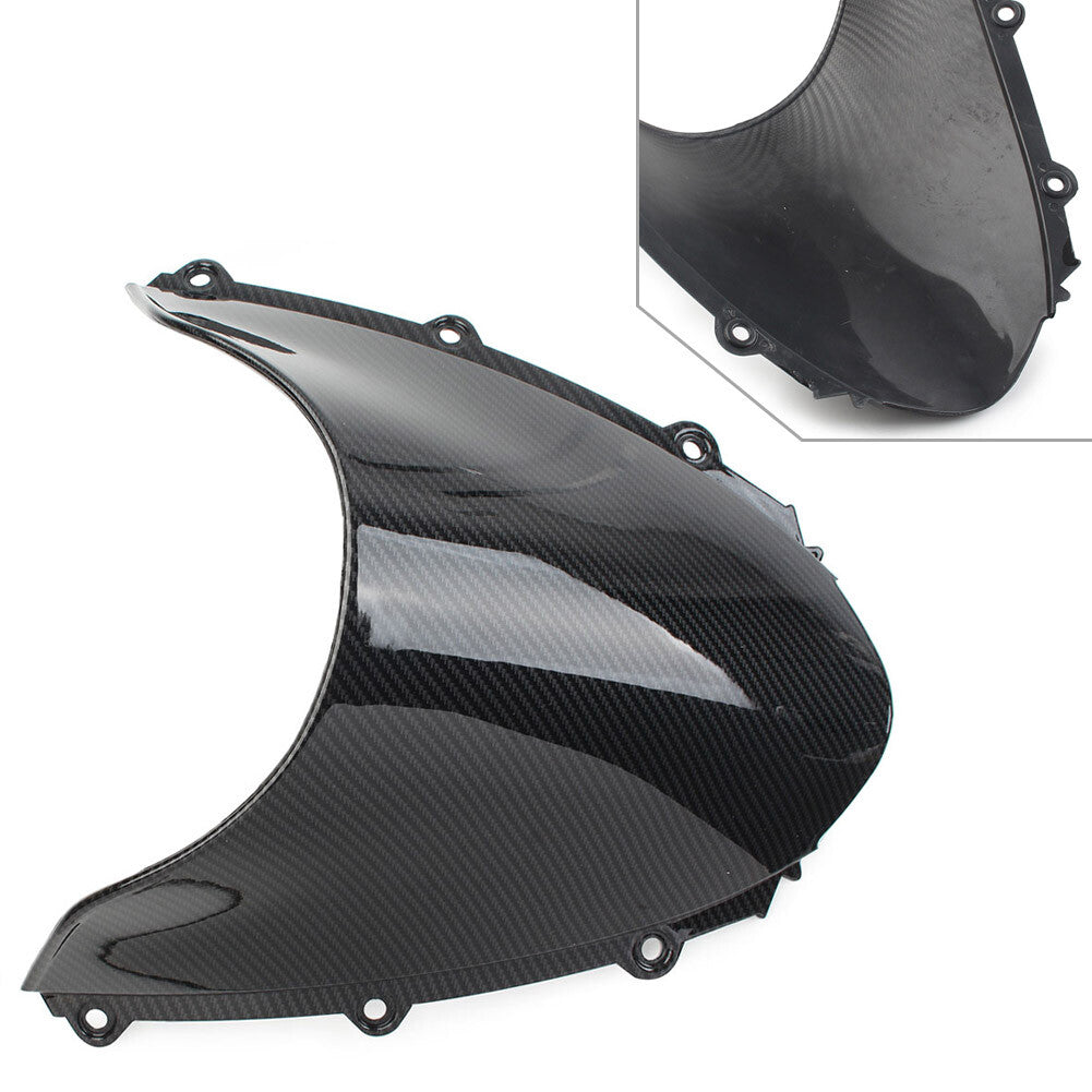 Front Windshield Shield Black Carbon Fiber ABS for Honda CBR 1000RR 2004-2007