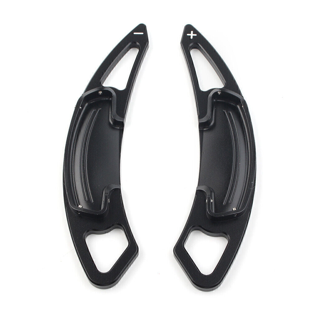 2x Car Alu Black Paddle Shifters Extensions Trim for Honda Accord 2013-2019