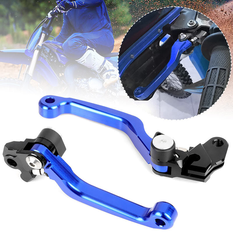 2X CNC Pivot Brake Clutch Levers for Yamaha YZ80 YZ85 2001-2014 TTR230 2003-2017