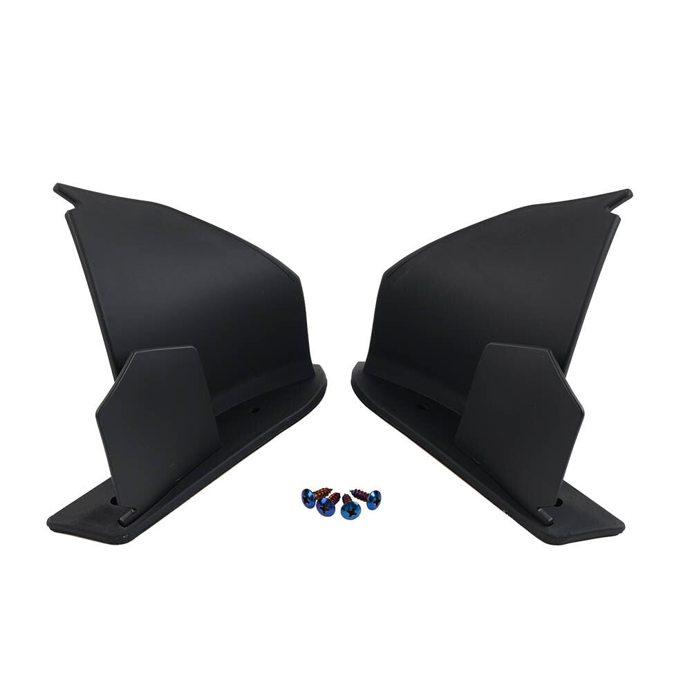 Fit for BMW S1000RR 2019-2022 Fixed Wing Fairing Winglet Spoiler Aerodynamic Black