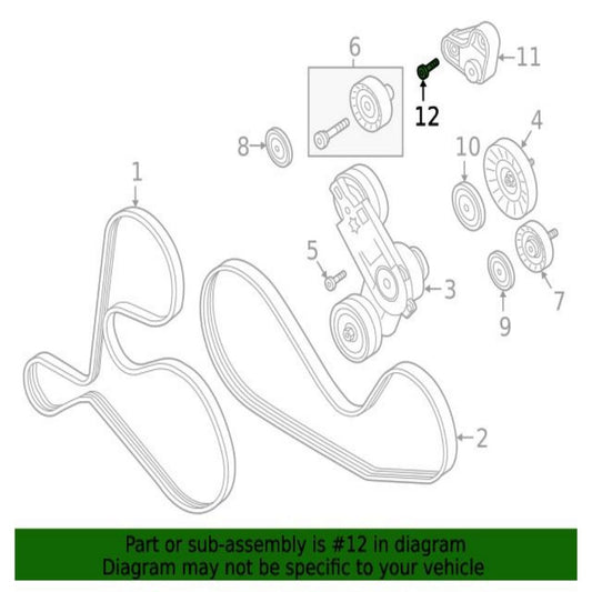N91157202 Engine Intake Manifold Bolt for VW