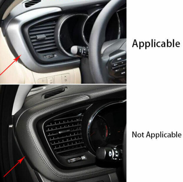 Middle Air Outlet Vent Strip Cover for Kia K5 Optima 2011-2015 Brown Wood Grain