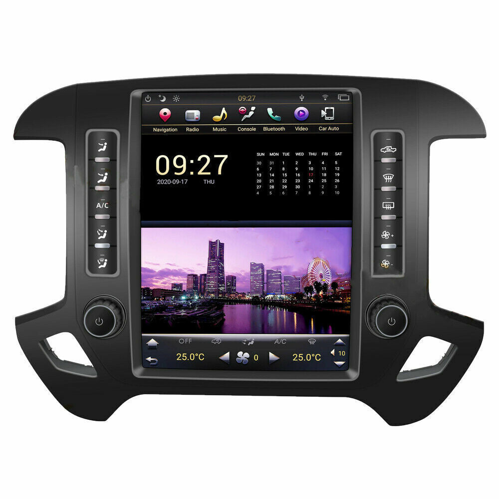Android for Tesla Vertical Screen Radio for Chevrolet Silverado for GMC for Sierra 2014-2019