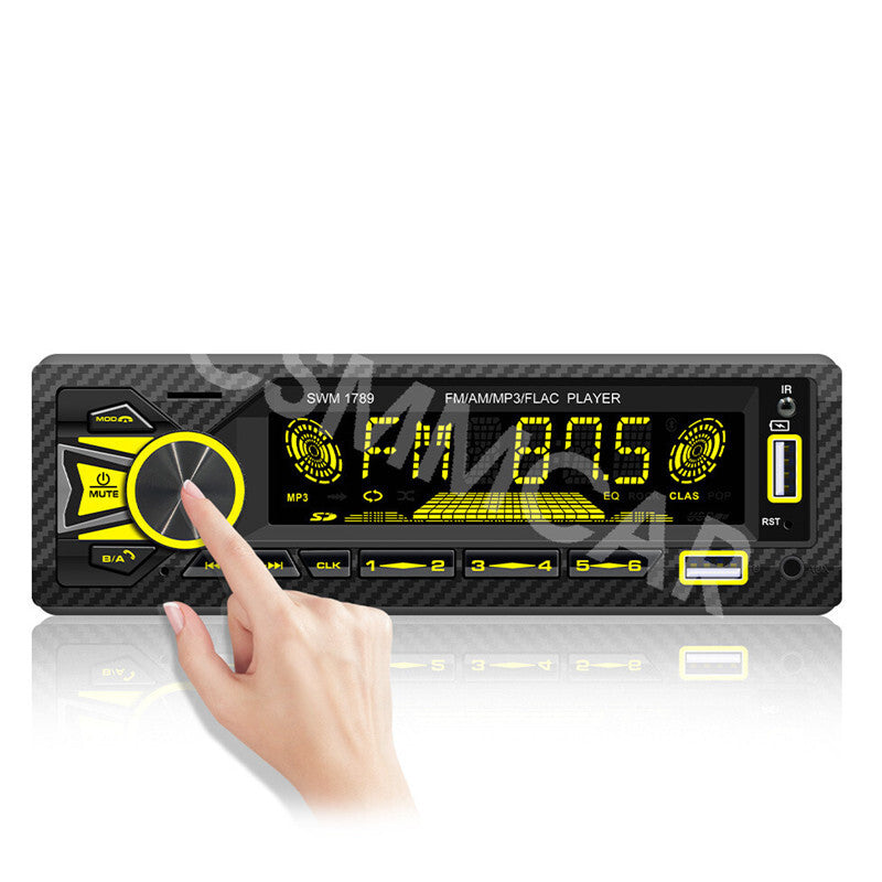 Car Radio Stereo Bluetooth Audio Music MP3 Player FM AUX USB With APP Control
