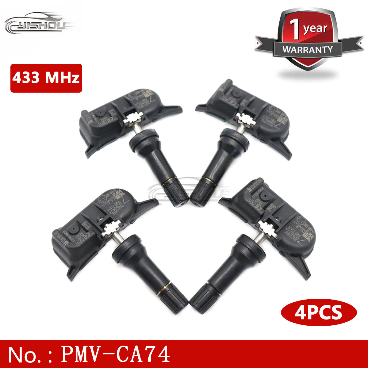New 40700-5ZH0A PMV-CA74 (4)TPMS Tire Pressure Sensor for Nissan Infinit