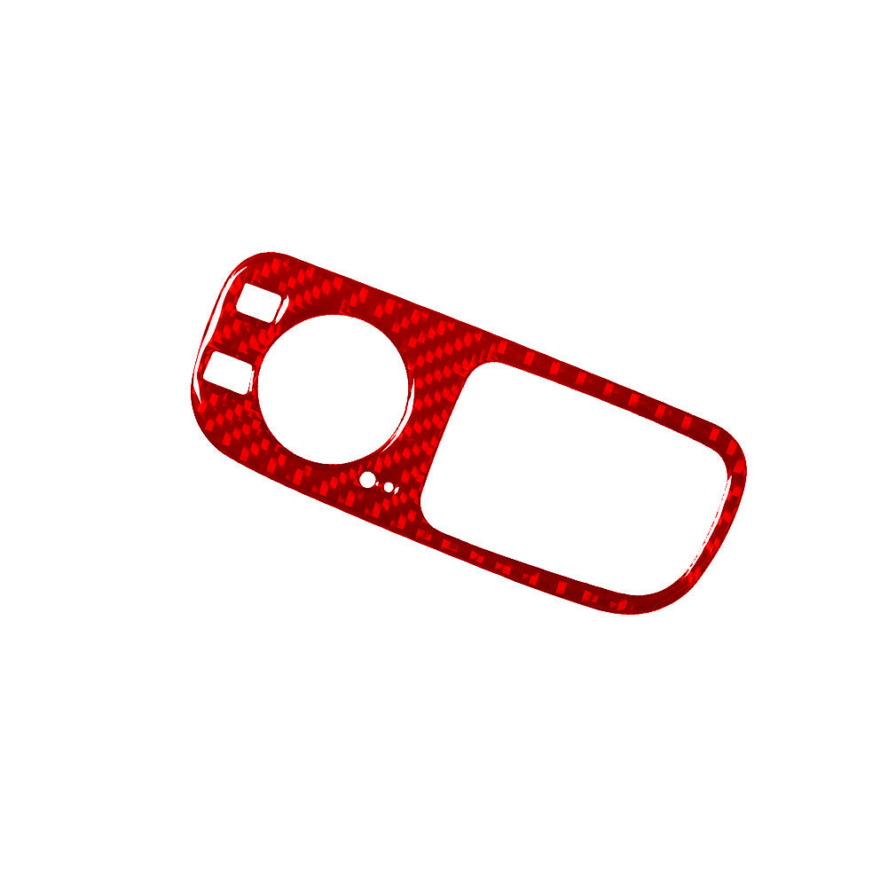 Red arbon Fiber AWD Button Switch Storage Frame Trim for Dodge Durango 2014-20