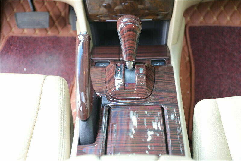 Console Gear Shift Frame Cover Trim for Honda Accord Crosstour 08-13 Wood Grain