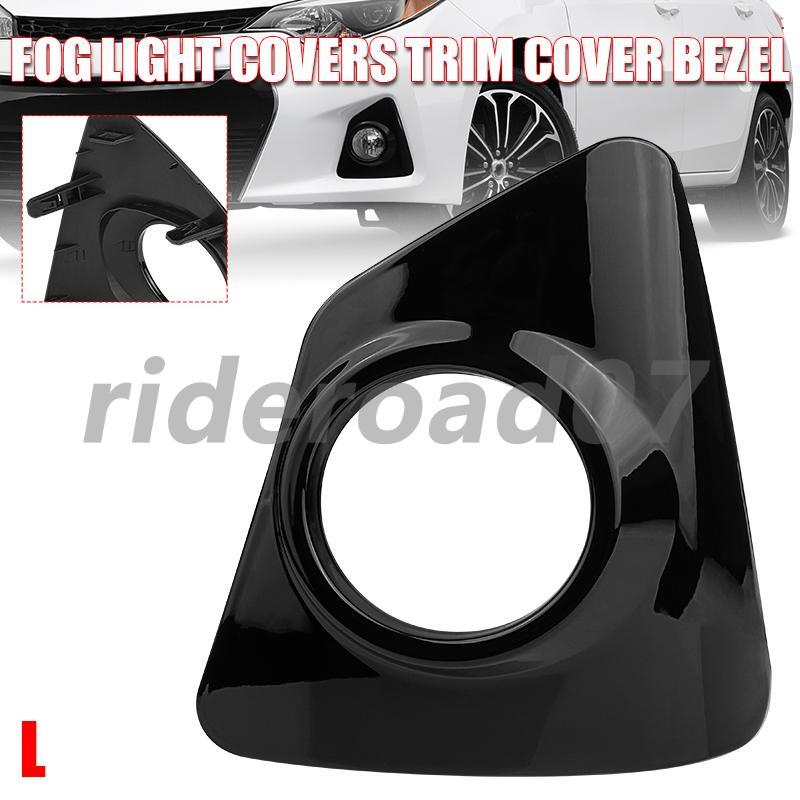Left Driver Side Bumper Fog Light Lamp Bezel Cover for Toyota for Corolla 2014-2016