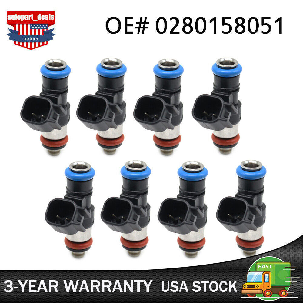 8X 42LB Fuel Injectors for Chevrolet for Corvette LS3 L99 Camaro SS 2006-2015