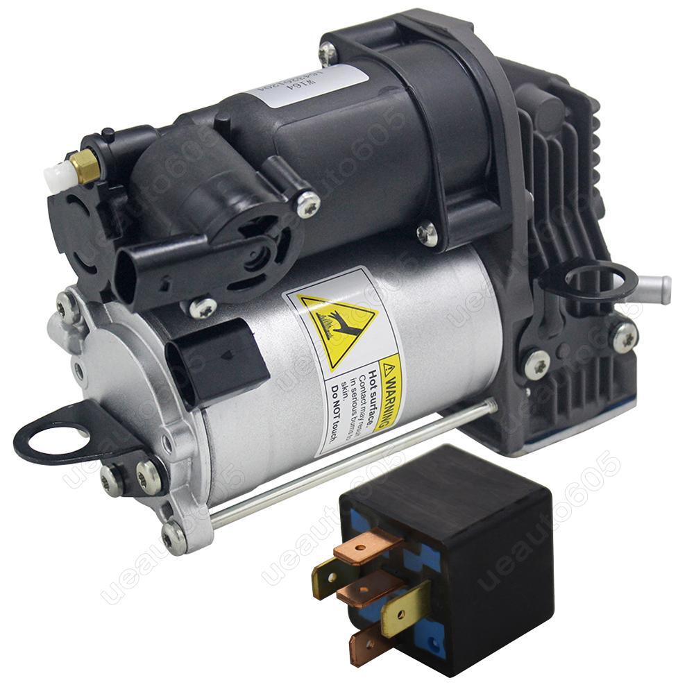 Air Suspension Compressor Pump + Relay for Mercedes W164 ML350 X164 GL450 GL550