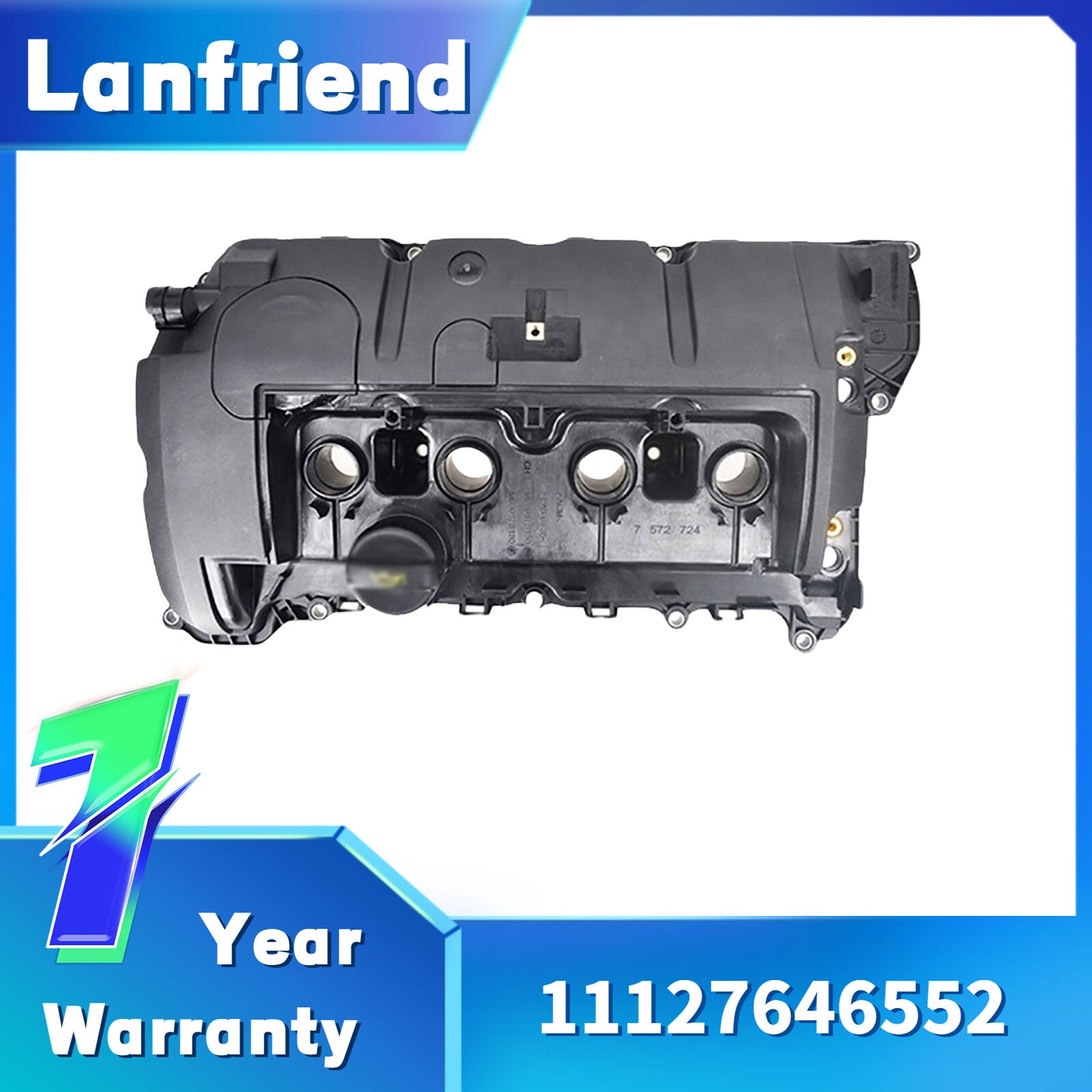 Engine Valve Cover with Gasket Fit for Mini Cooper S W/Screws  Cover 11127646552