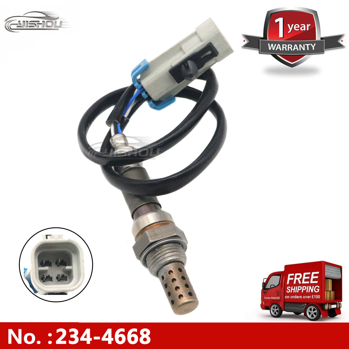 02 Oxygen (O2) sensor suitable for 2006-2011 for Chevrolet Impala 3.5L and 3.9L models. (234-4668)