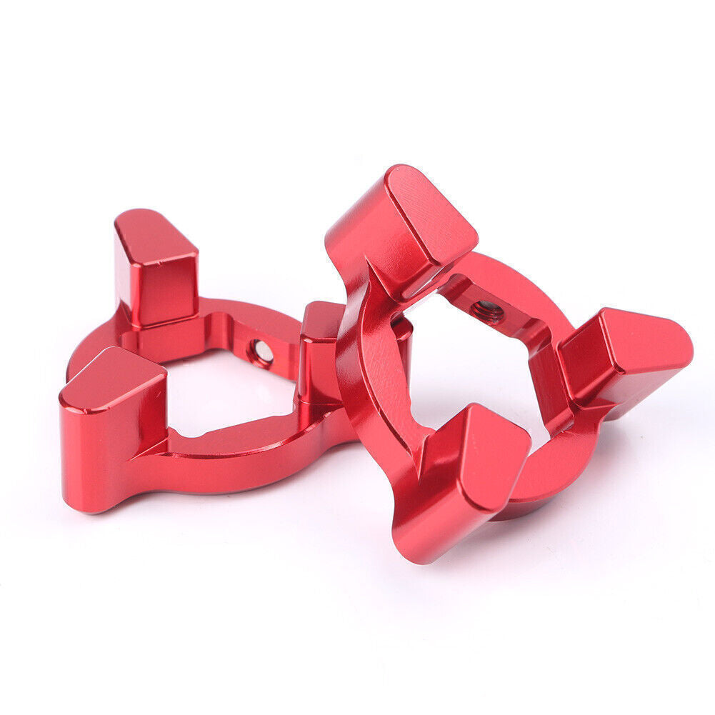 RED Motorcycle Front Anodized Fork Preload Adjusters 14/17/19/22mm Universal