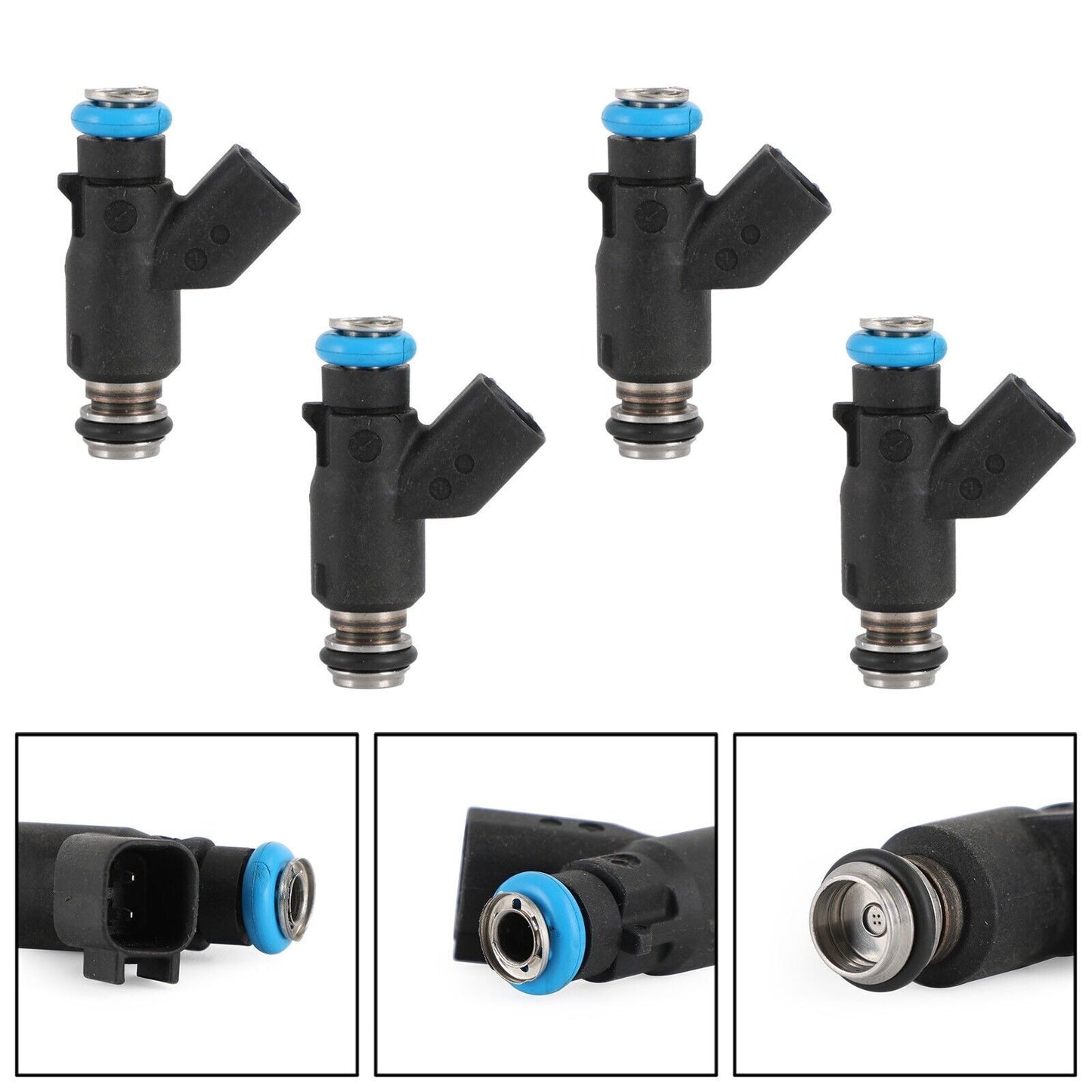 4X Fuel Injectors 96487553 Fit for Chevrolet Aveo Aveo5 06-08 for Pontiac Wave Wave5 YU