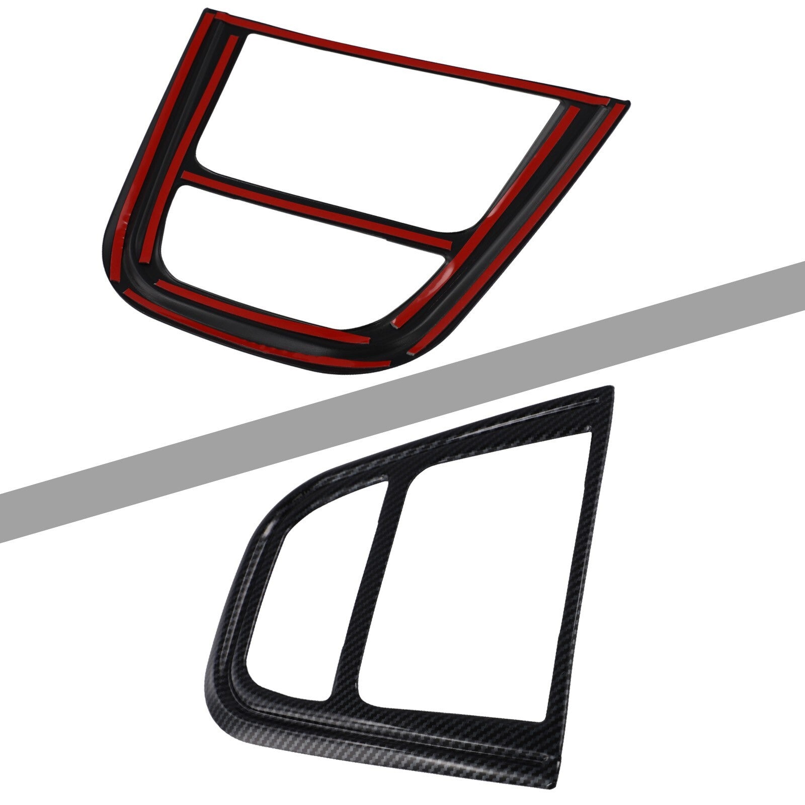 Control Panel Cover Carbon Fiber CD Button Frame CD Button Frame