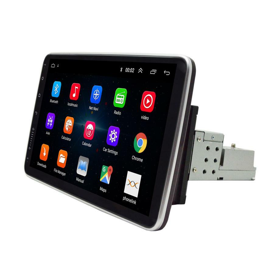 10.1in Single Din Android 9.1 Car Stereo GPS Navigation WIFI Radio Player Camera