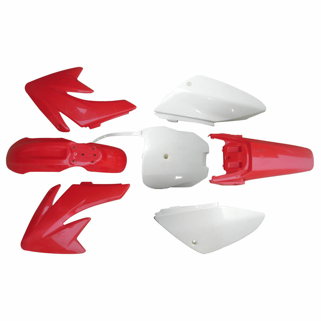 Plastic fender fairing kit + for seat + fuel tank for Honda CRF70 XR70 Pit bike SSR
