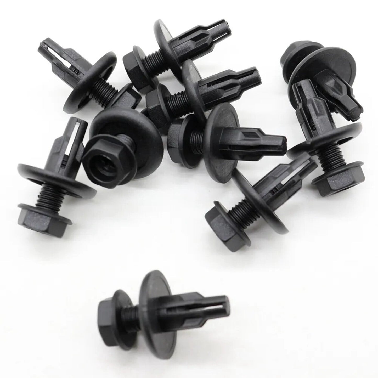 50pcs Splash Shields Fender Clips Fastener Screws Hex for Honda 91516-SK7-013