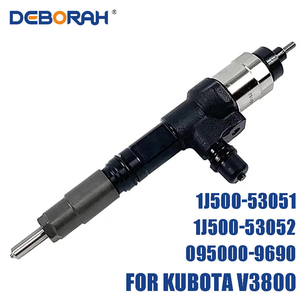4pcs Diesel Fuel Injectors 095000-9690 1J500-53051 Fit For KUBOTA V3800 V3800DI