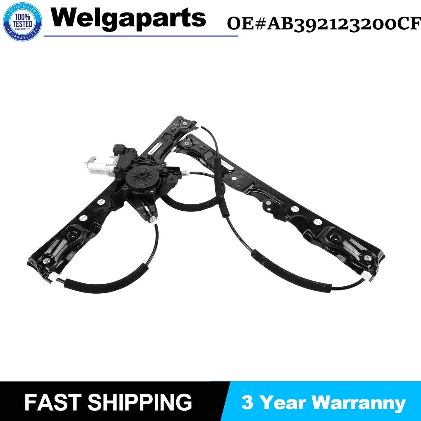 AB392123200CF for Ford for Mazda BT50 UP 6 Pin Front Right Window Regulator W/ Motor