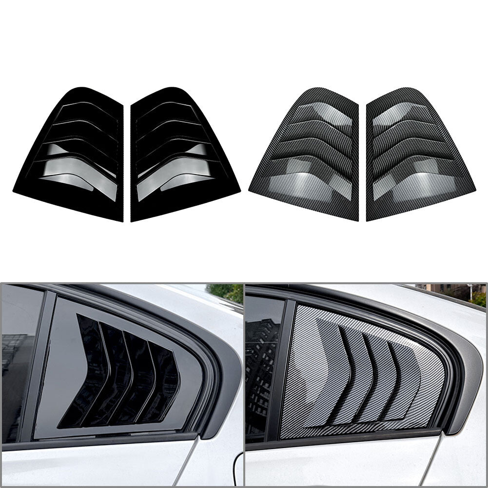 Rear Side Window Quarter Louver Trim for BMW 3 Series F30 2013-2019