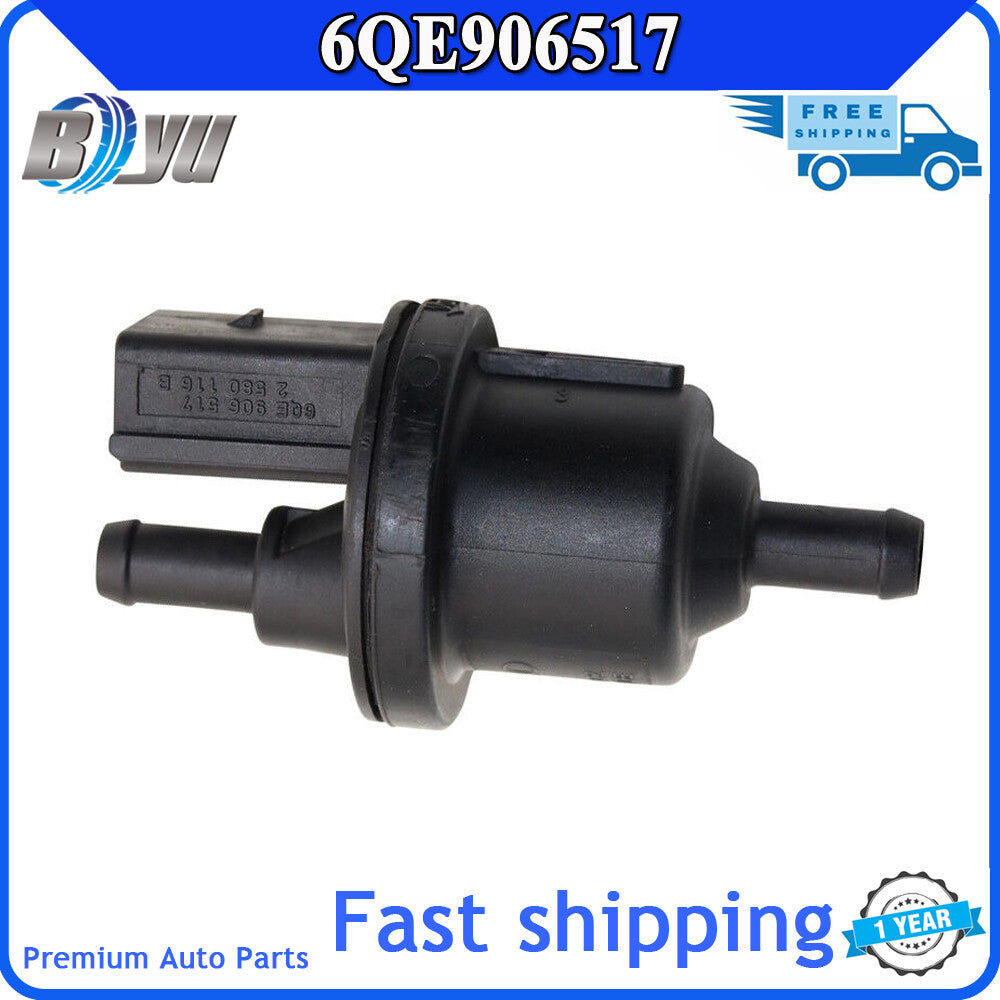 6QE906517 Steam canister cleaning valve suitable for Audi A3, for A4 , for A6 , for A8 , for Volkswagen Beetle, for Golf , and for Jetta .