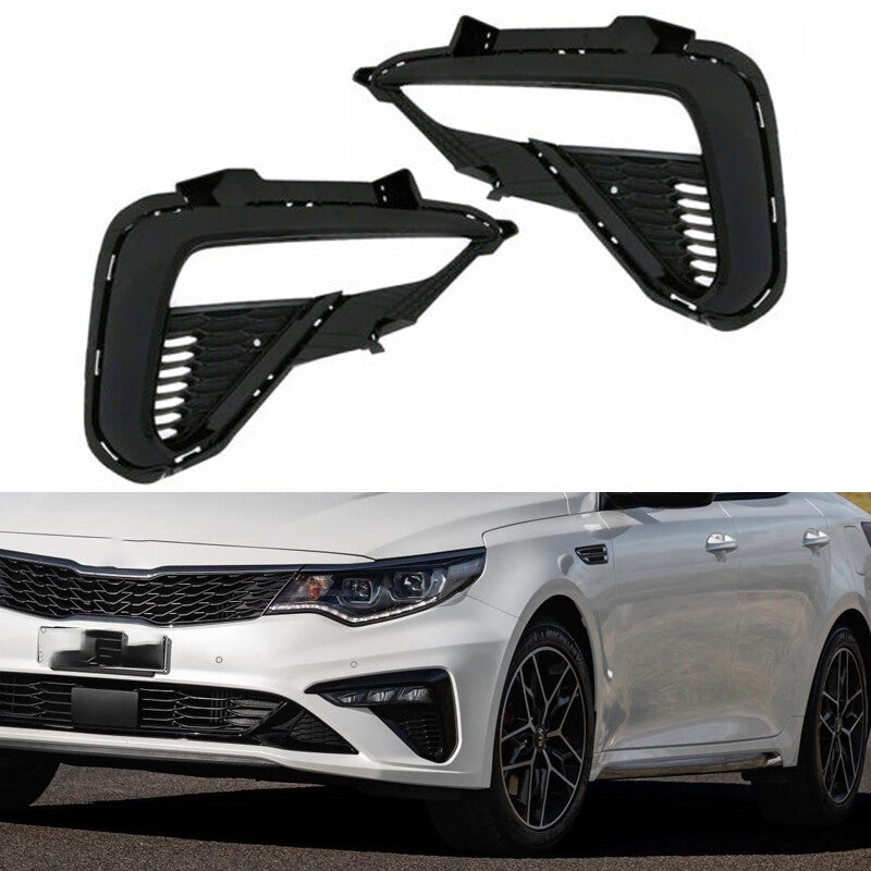 1 Pair Front Bumper Fog Lamp Cover Bezel Trim LH  RH for KIA OPTIMA 2019 2020