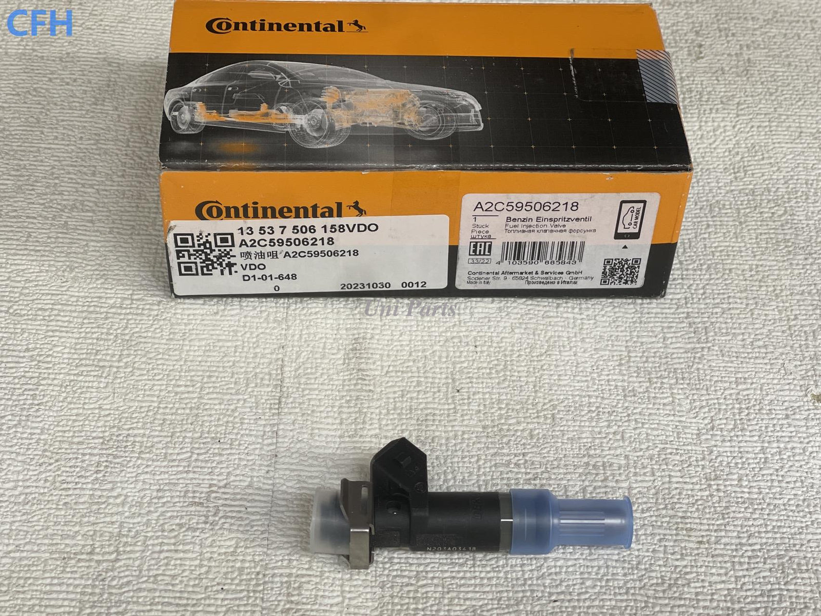 13537506158 VDO 4 pcs Fuel Injector for BMW 116i 118i 120i 316i 318i 320i
