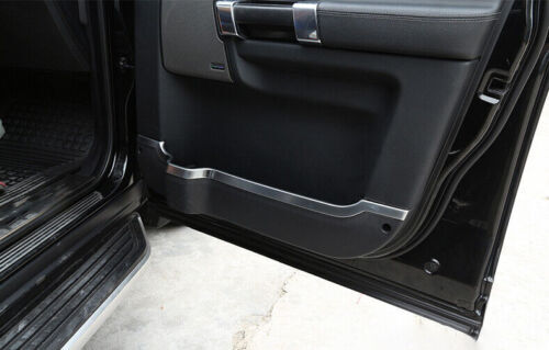 Matte Silver for Land Rover Discovery 4 Inner Door Storage Box Strip 2010-2016