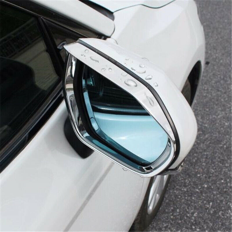Chrome Rearview Mirror Rain Eyebrow cover Trim 2pc for Hyundai for Elantra 2021-2022