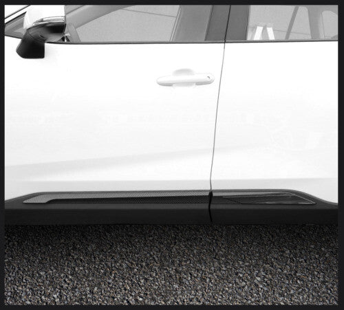 Cover Trim 4X Door Body Side Molding Carbon Fiber ABS for Toyota RAV4 2019-2023