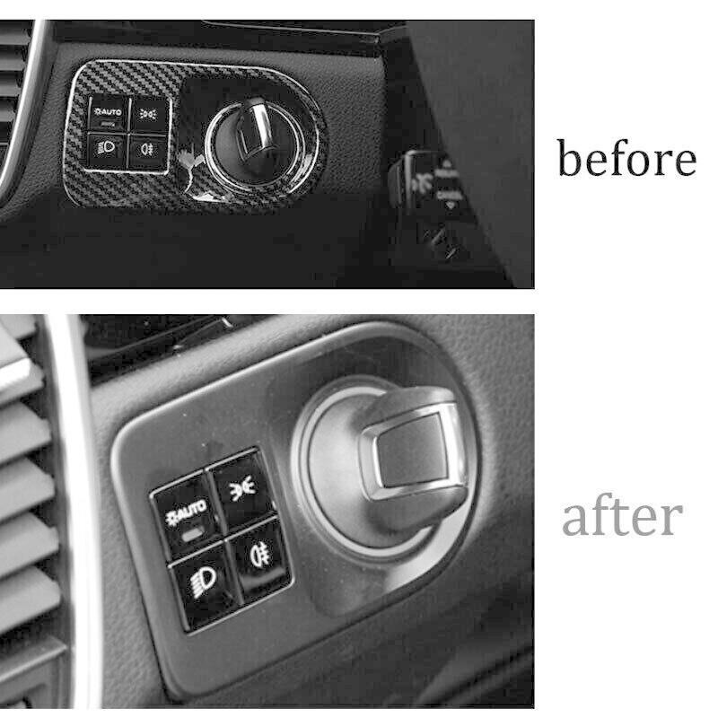 for Porsche for Cayenne 2018-2022 Carbon Fiber Function Control Button Frame Trim 1